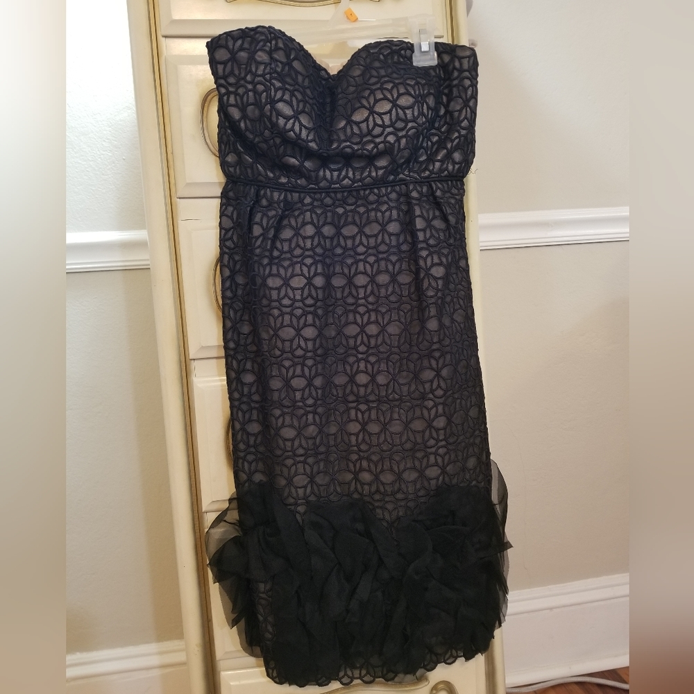Black cocktail dress